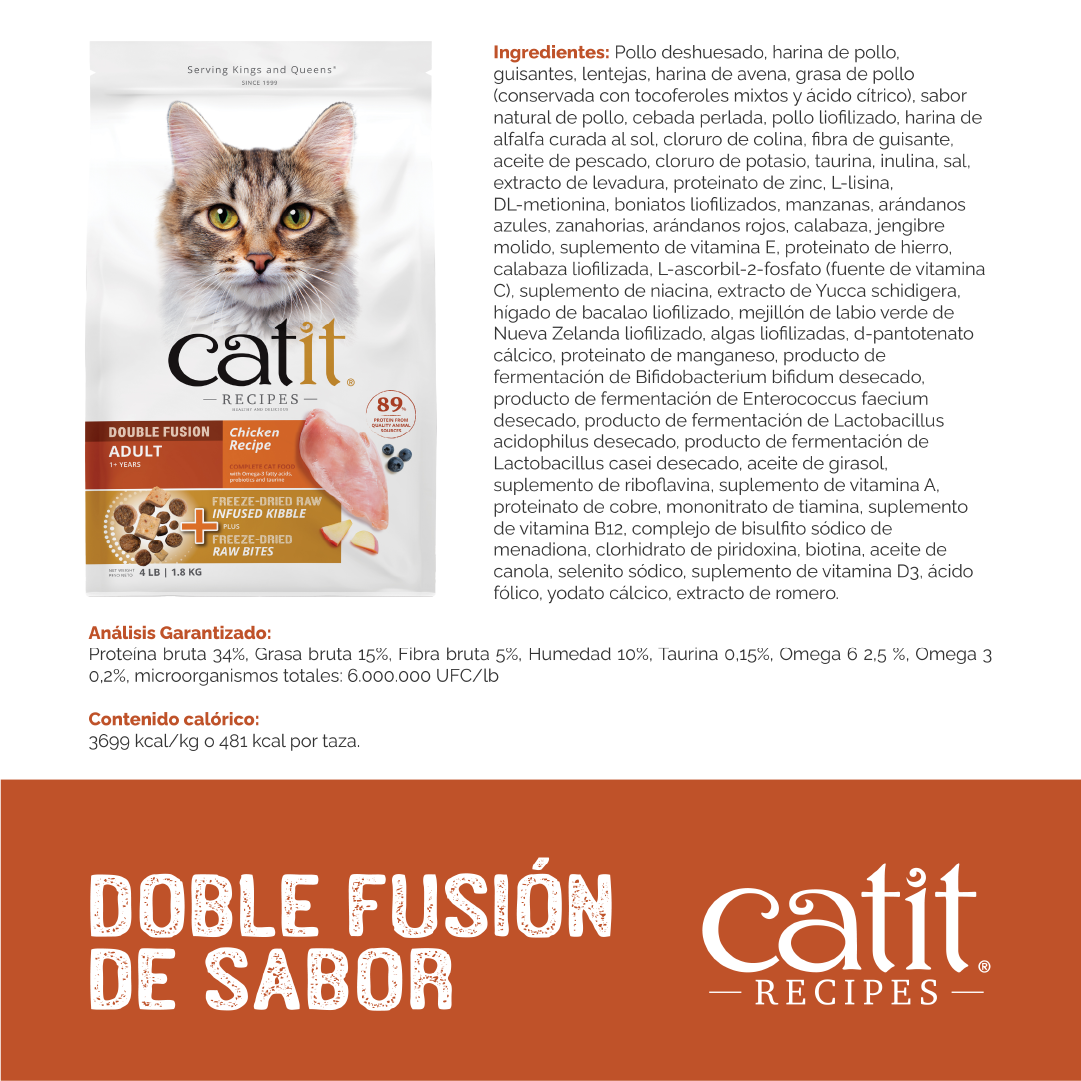CATIT RECIPES ADULTO 1.8 KG FECHA CORTA 01.06.2026