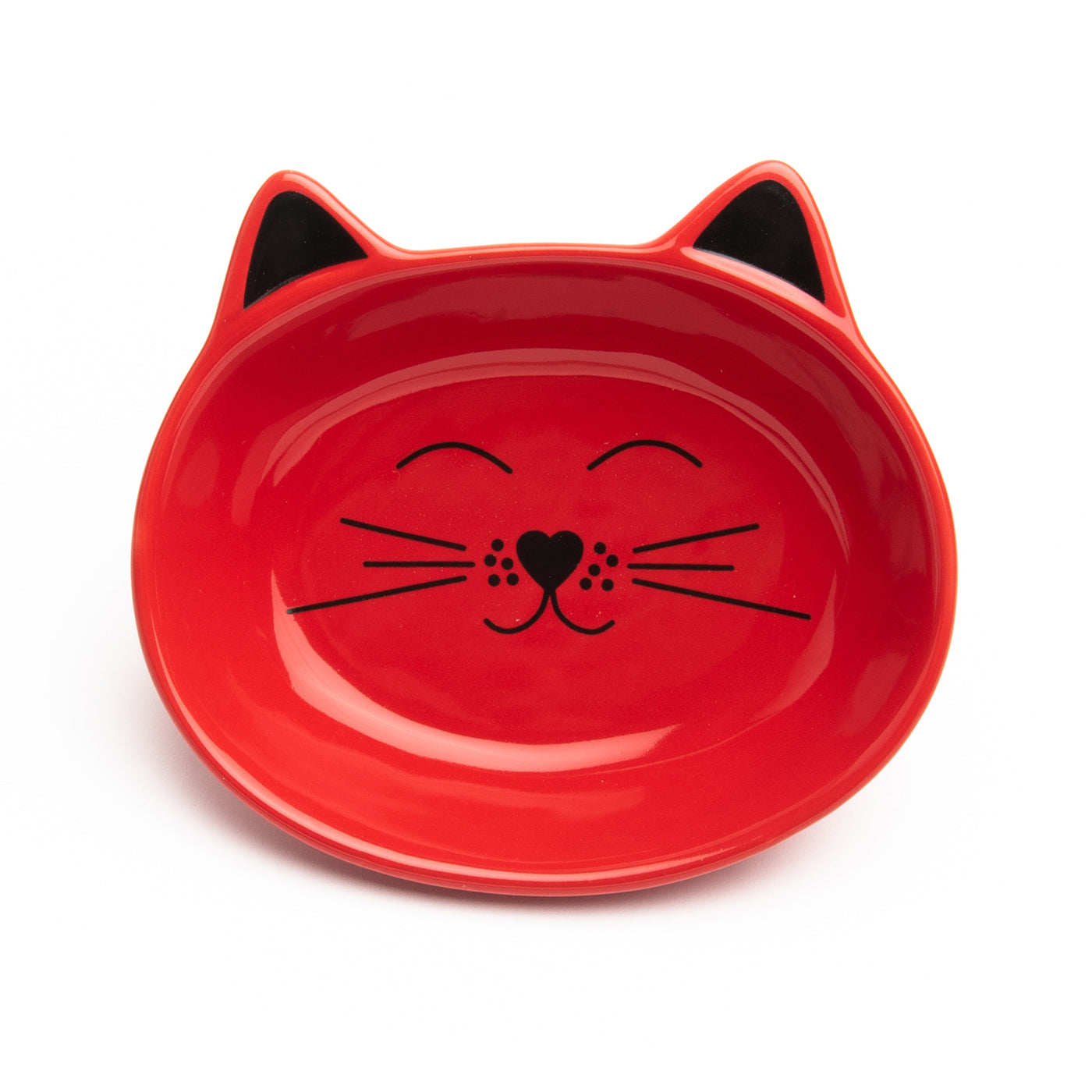 Parklife Designs Plato Para Gatos Oscar Rojo
