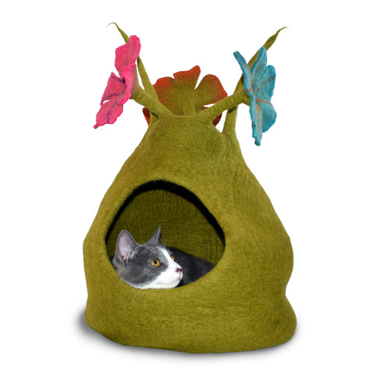 Dharma Dog Karma Cat Cueva Bouquet Verde/Multi