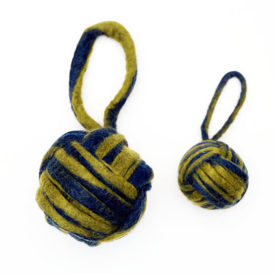 Dharma Dog Karma Cat Bola De Cuerda Azul/Verde