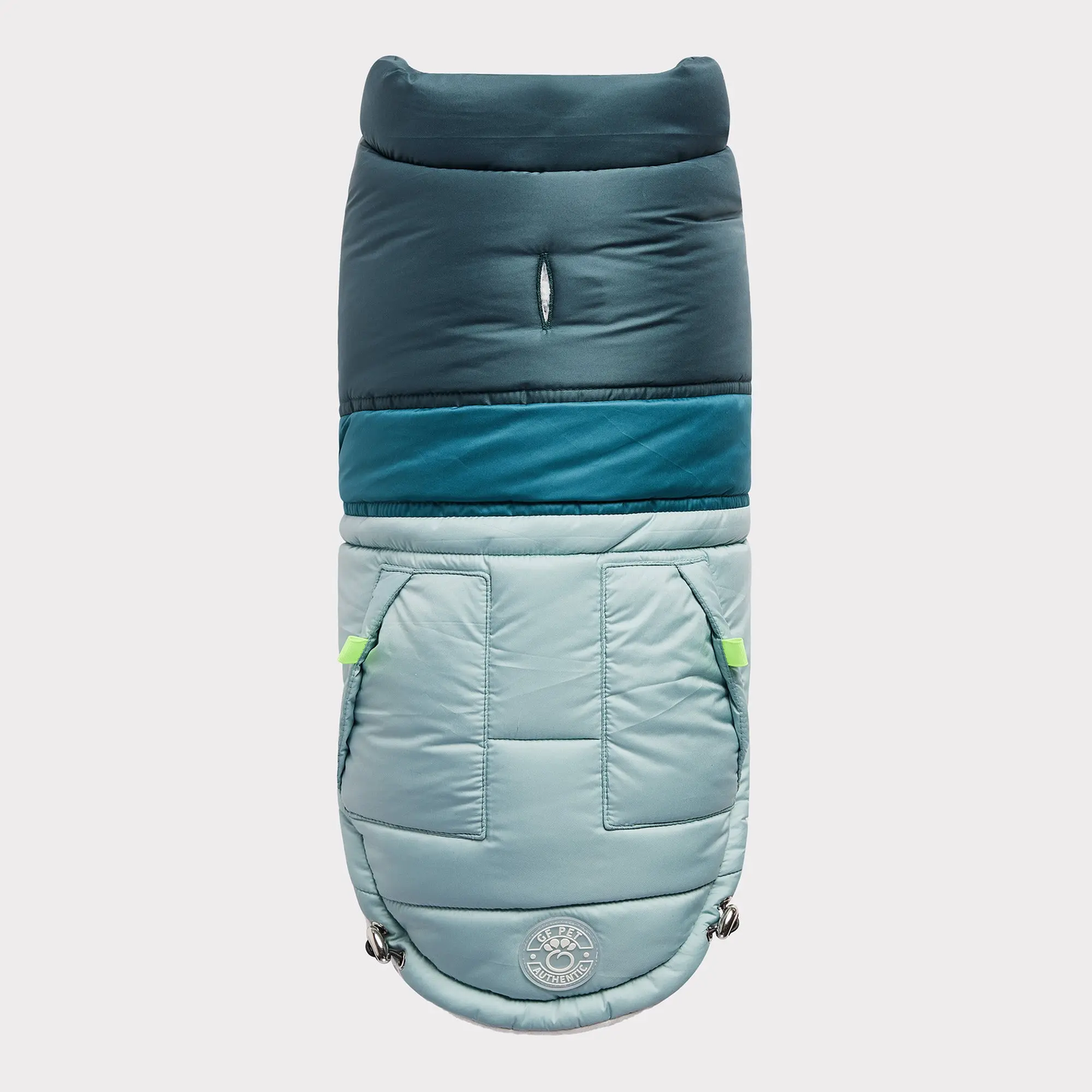 GF PET CHAQUETA RETRO PUFFER LIGHT BLUE 2XL
