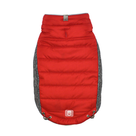 GFPET CHAQUETA ORFORD ROJO GRIS XS