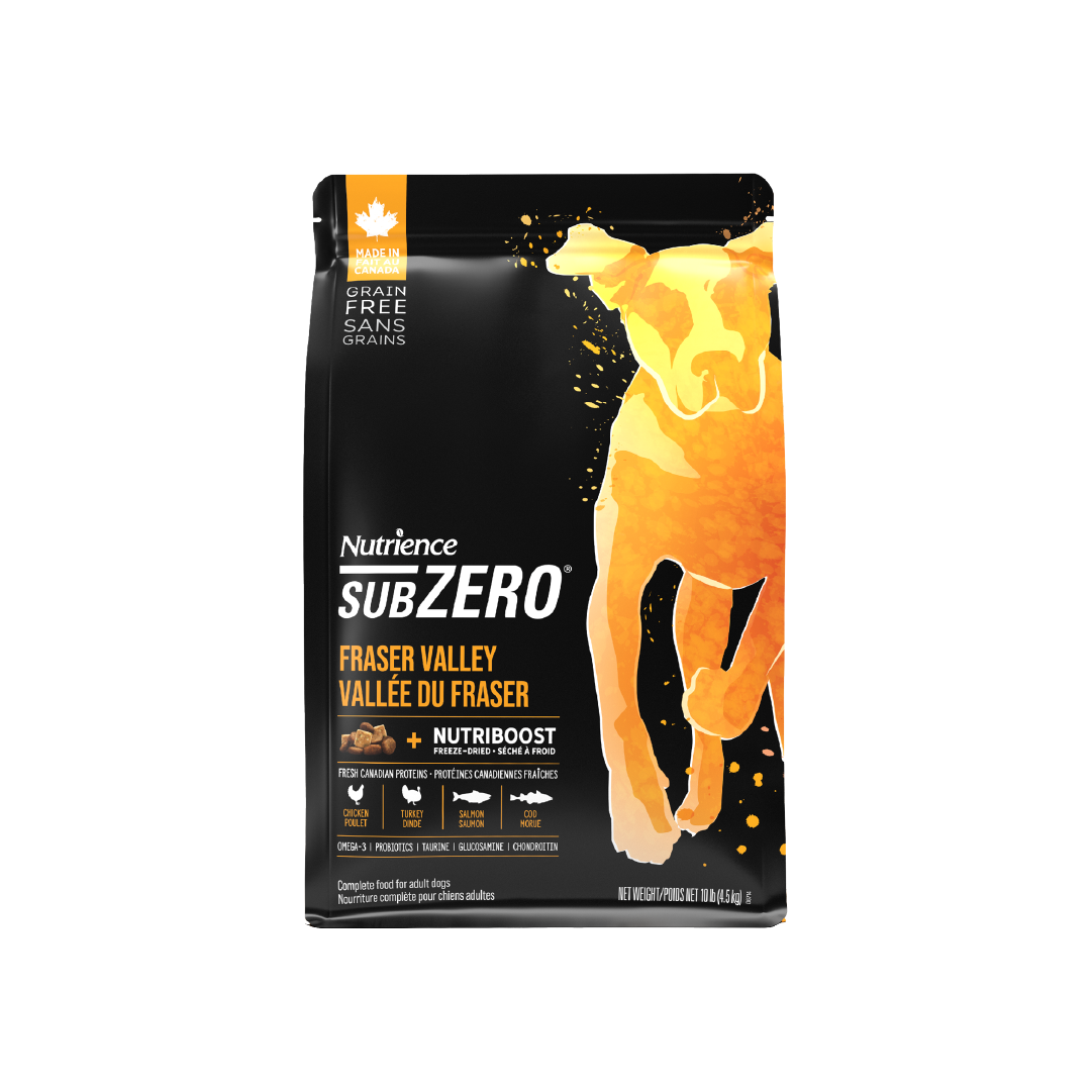 NUTRIENCE SUBZERO DOG FRASER VALLEY 4.5KG FECHA CORTA 01.07.2026