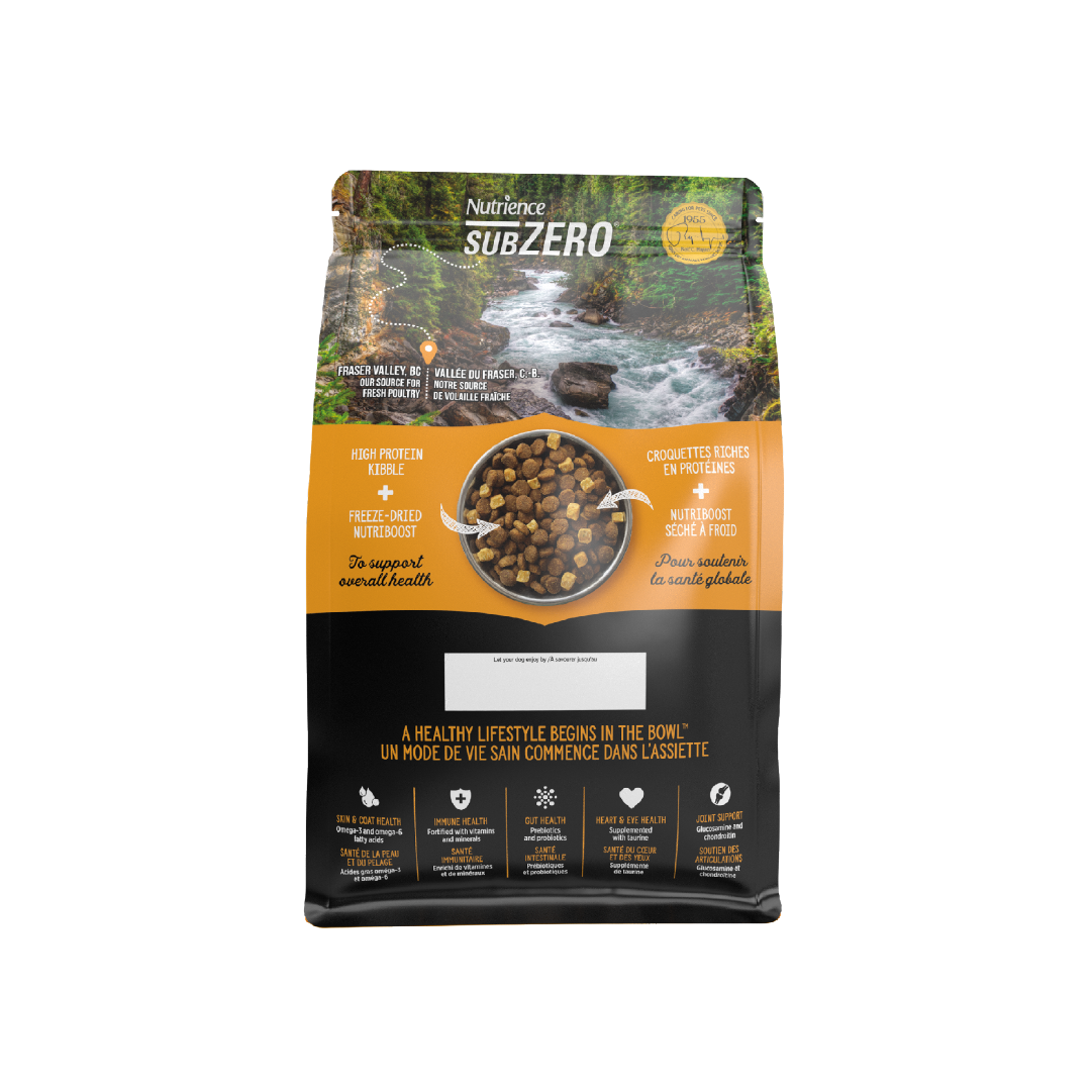 NUTRIENCE SUBZERO DOG FRASER VALLEY 4.5KG FECHA CORTA 01.07.2026