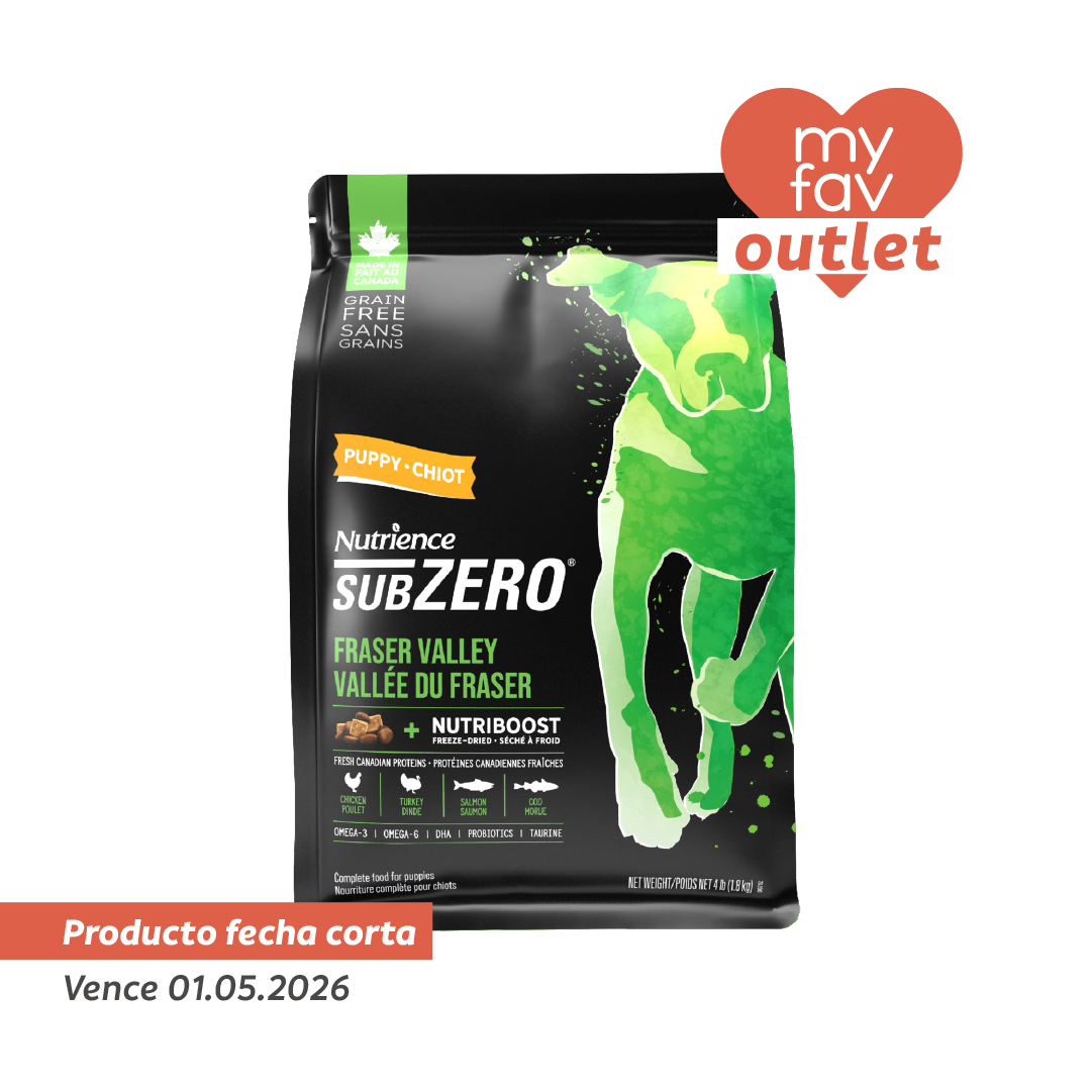 NUTRIENCE SUBZERO PUPPY FRASER VALLEY 1.8KG FECHA CORTA 01.05.2026