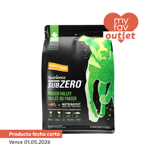 NUTRIENCE SUBZERO PUPPY FRASER VALLEY 1.8KG FECHA CORTA 01.05.2026