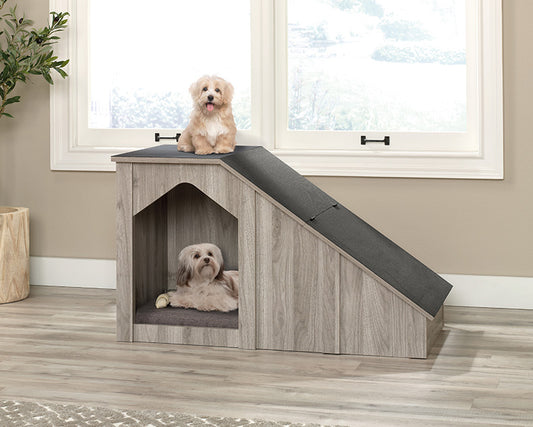 Sauder Pet Home Casa Para Perros Rufus Con Rampa