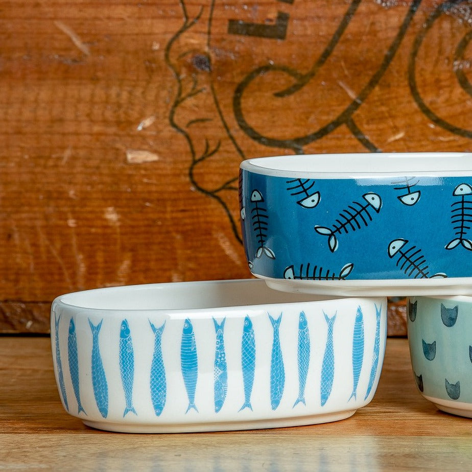Parklife Designs Plato Para Gatos Faro Oval